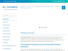 Tablet Screenshot of mosquitonets.com